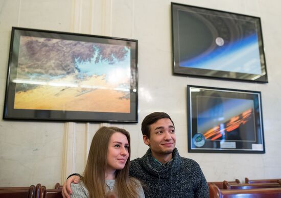 Opening of the Earth – Our Home photo exhibition by cosmonaut Fyodor Yurchikhin