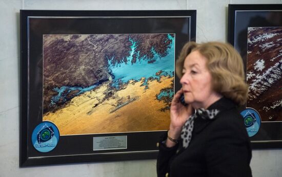 Opening of the Earth – Our Home photo exhibition by cosmonaut Fyodor Yurchikhin