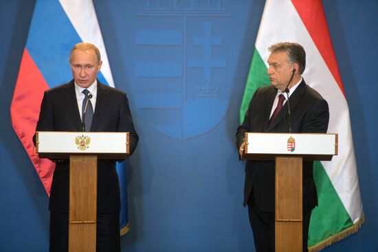 Russian President Vladimir Putin's visit to Hungary