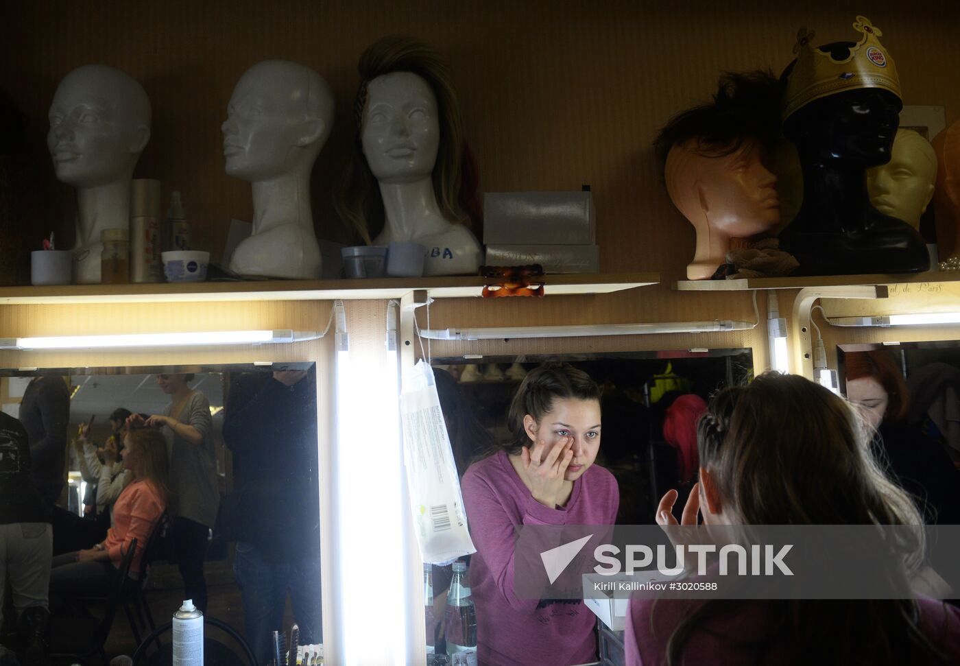 Tour to Crime and Punishment show backstage
