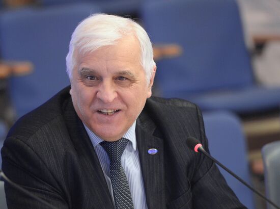 Press conference devoted to results of program entitled Increasing Qualification of Engineers in 2015-2016