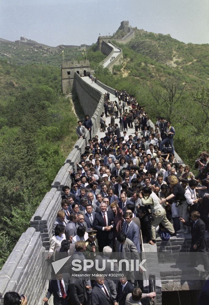 Mikhail Gorbachev's visit to China