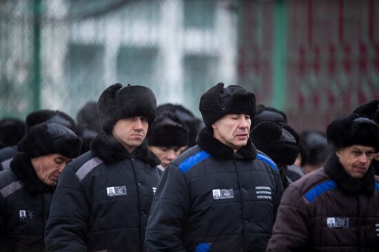 Ice hockey at penitentiary in Omsk