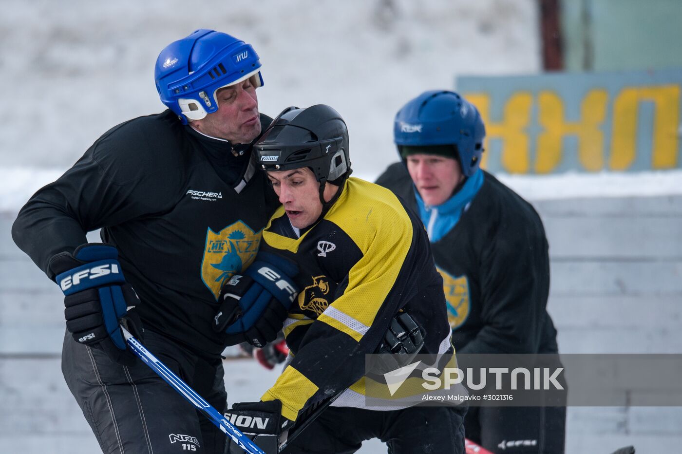 Ice hockey at penitentiary in Omsk