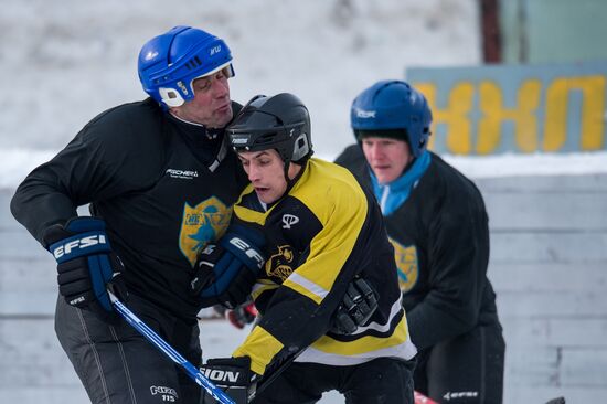 Ice hockey at penitentiary in Omsk
