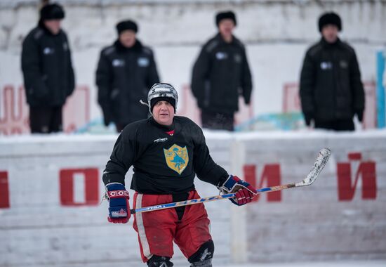 Ice hockey at penitentiary in Omsk