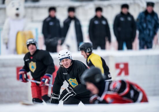 Ice hockey at penitentiary in Omsk