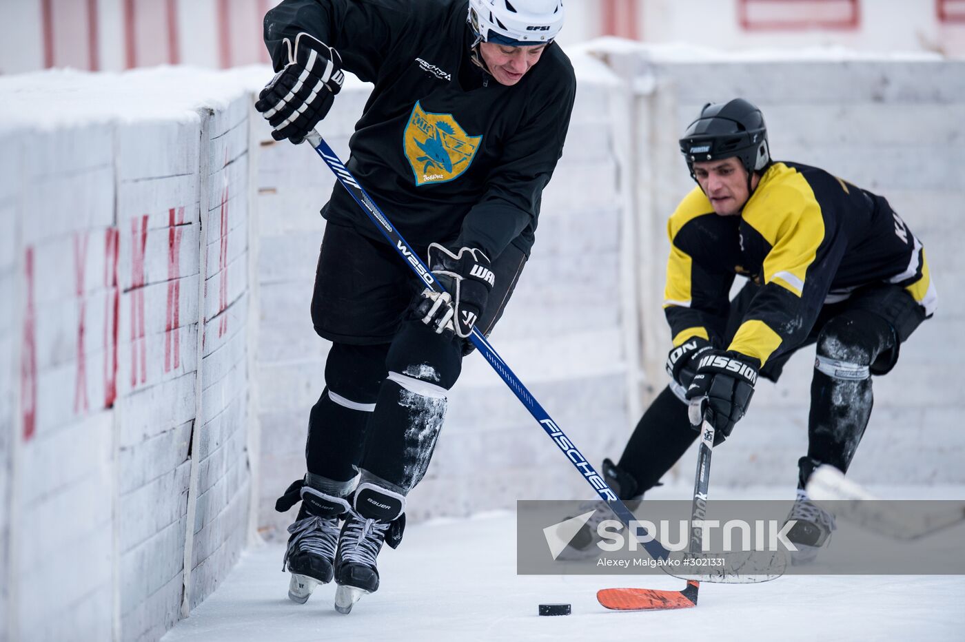 Ice hockey at penitentiary in Omsk