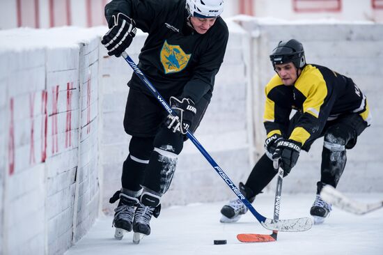 Ice hockey at penitentiary in Omsk