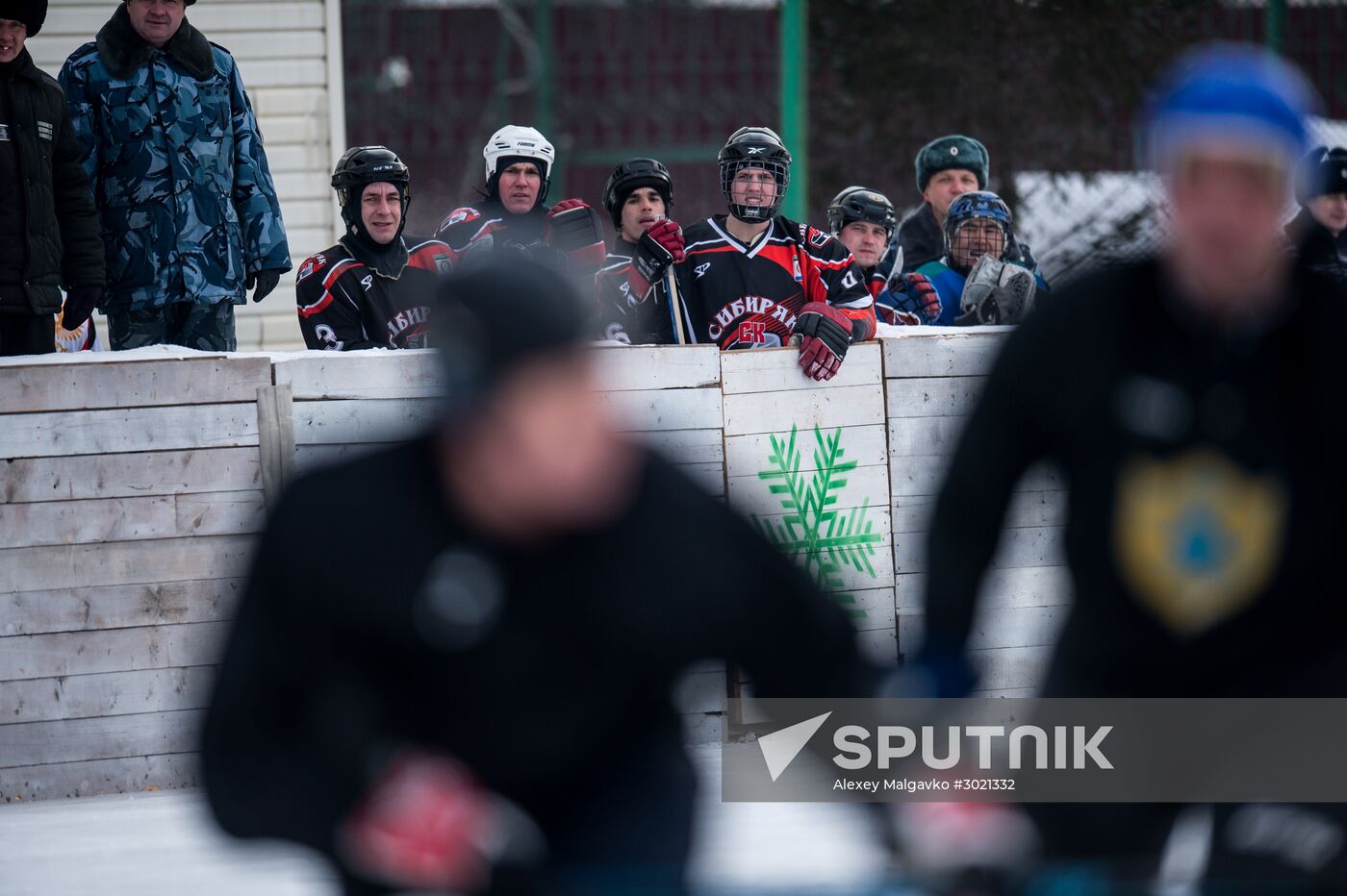 Ice hockey at penitentiary in Omsk