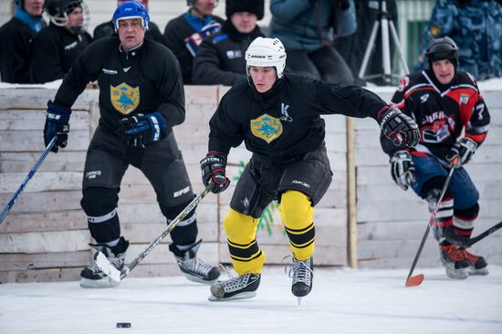 Ice hockey at penitentiary in Omsk