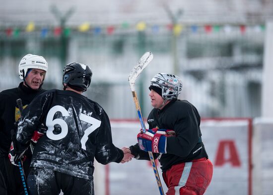 Ice hockey at penitentiary in Omsk