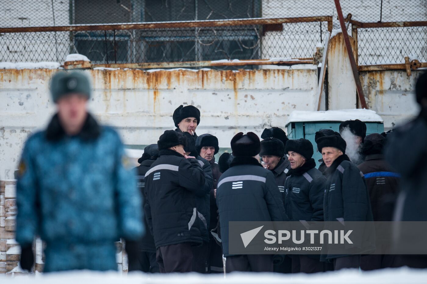 Ice hockey at penitentiary in Omsk