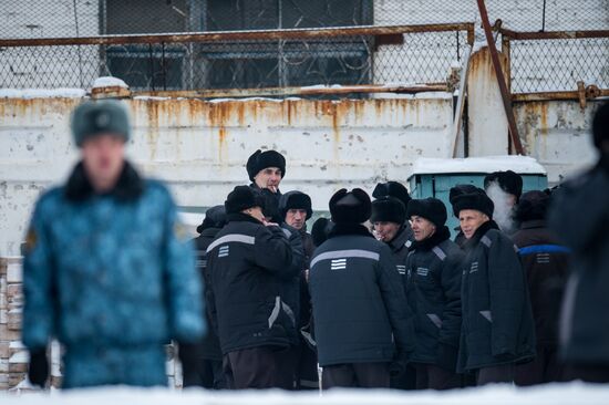 Ice hockey at penitentiary in Omsk