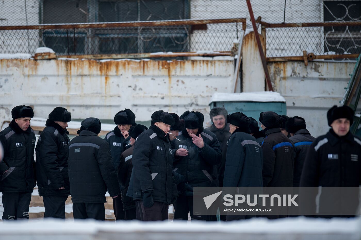 Ice hockey at penitentiary in Omsk