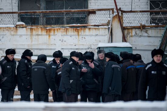 Ice hockey at penitentiary in Omsk