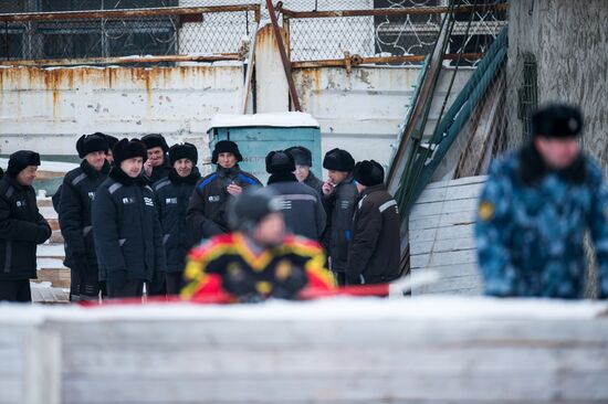 Ice hockey at penitentiary in Omsk