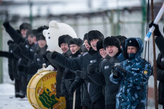 Ice hockey at penitentiary in Omsk