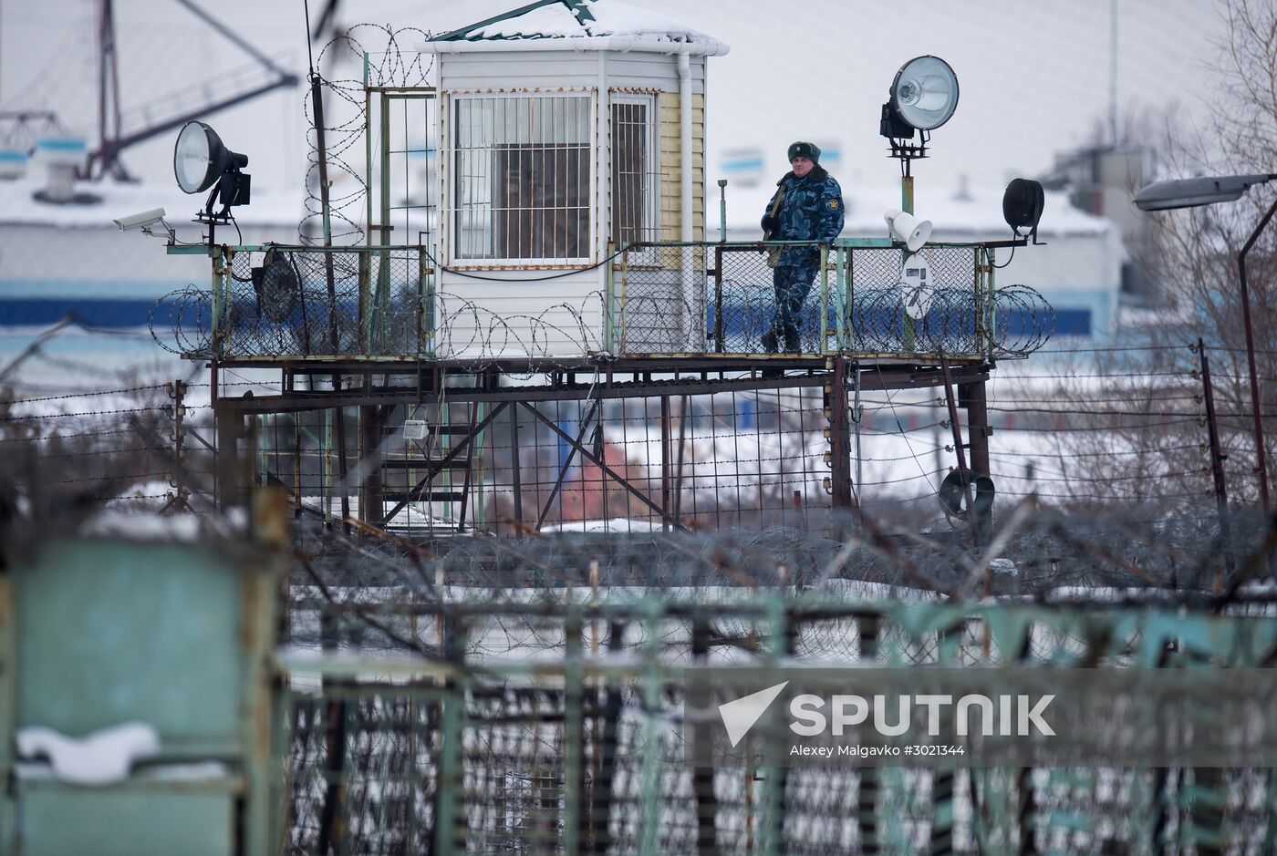 Ice hockey at penitentiary in Omsk