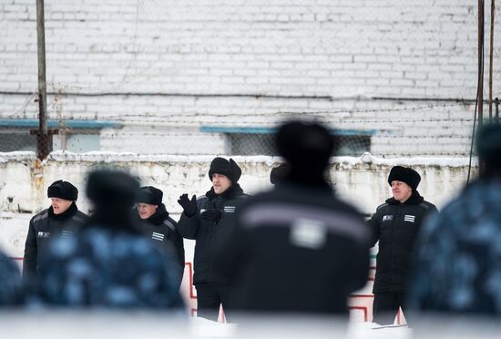 Ice hockey at penitentiary in Omsk