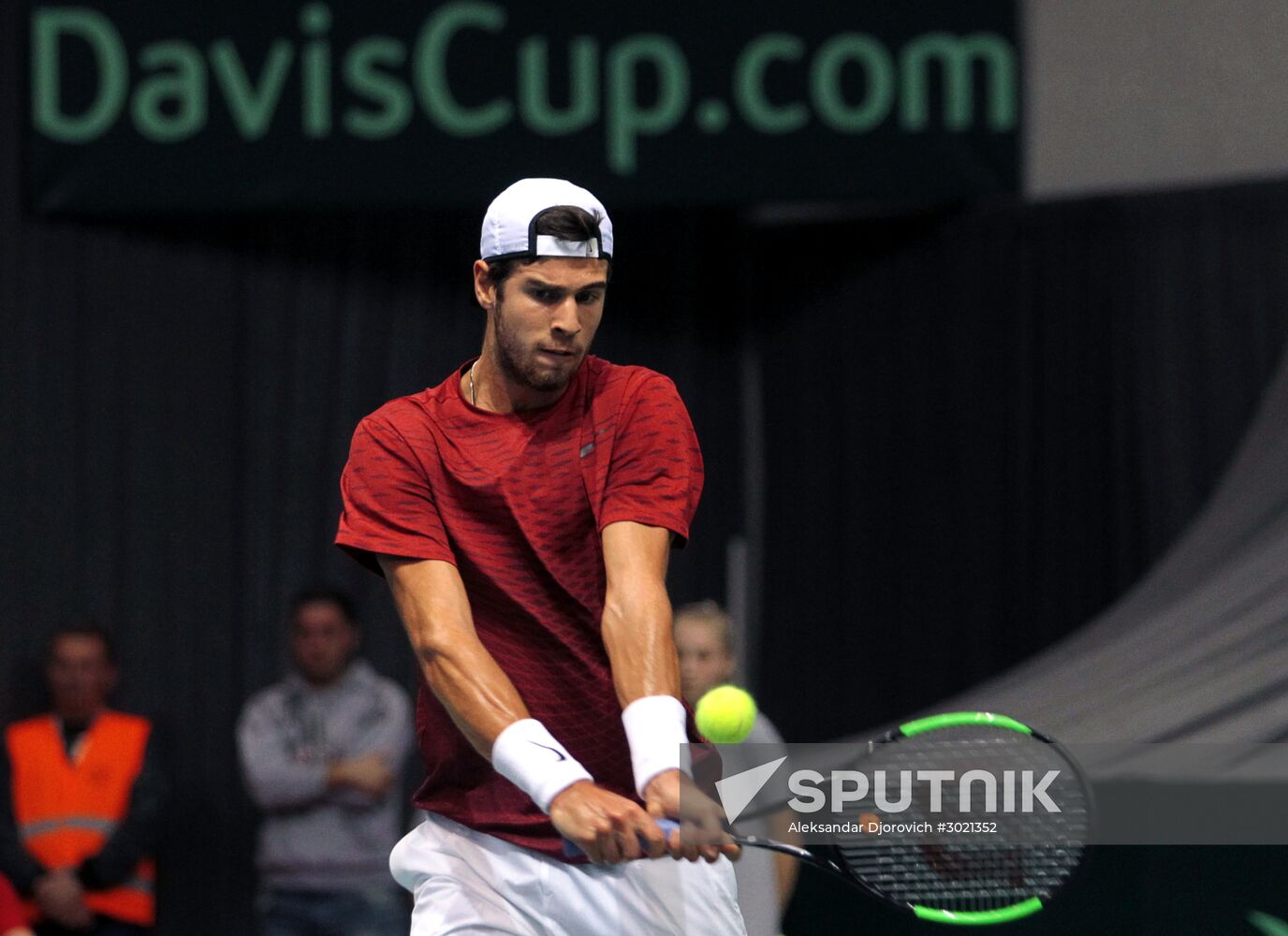 Tennis. Davis Cup. Serbia vs. Russia. Day One