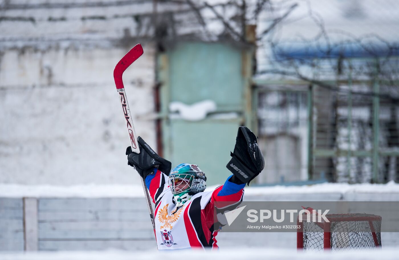 Ice hockey at penitentiary in Omsk
