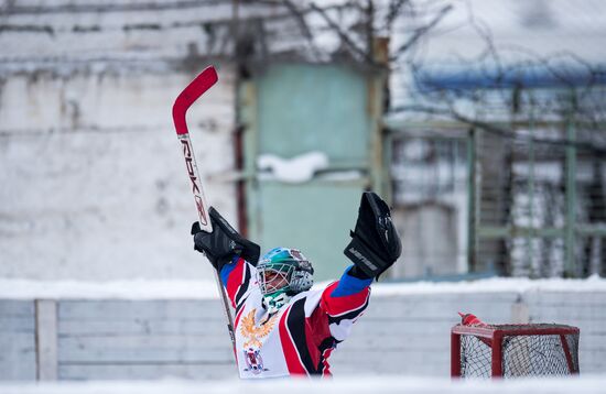 Ice hockey at penitentiary in Omsk