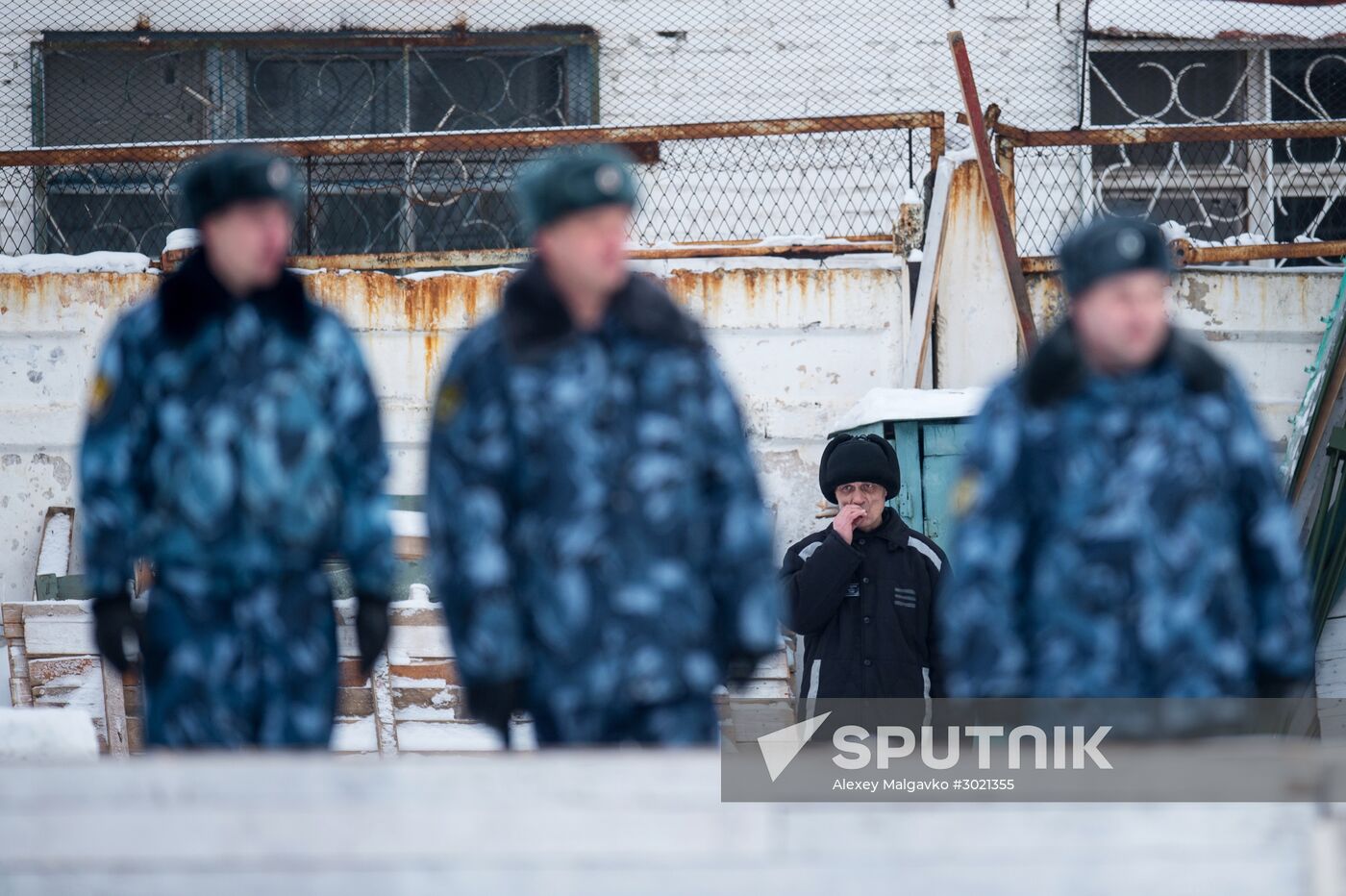 Ice hockey at penitentiary in Omsk