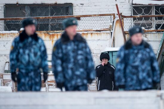 Ice hockey at penitentiary in Omsk