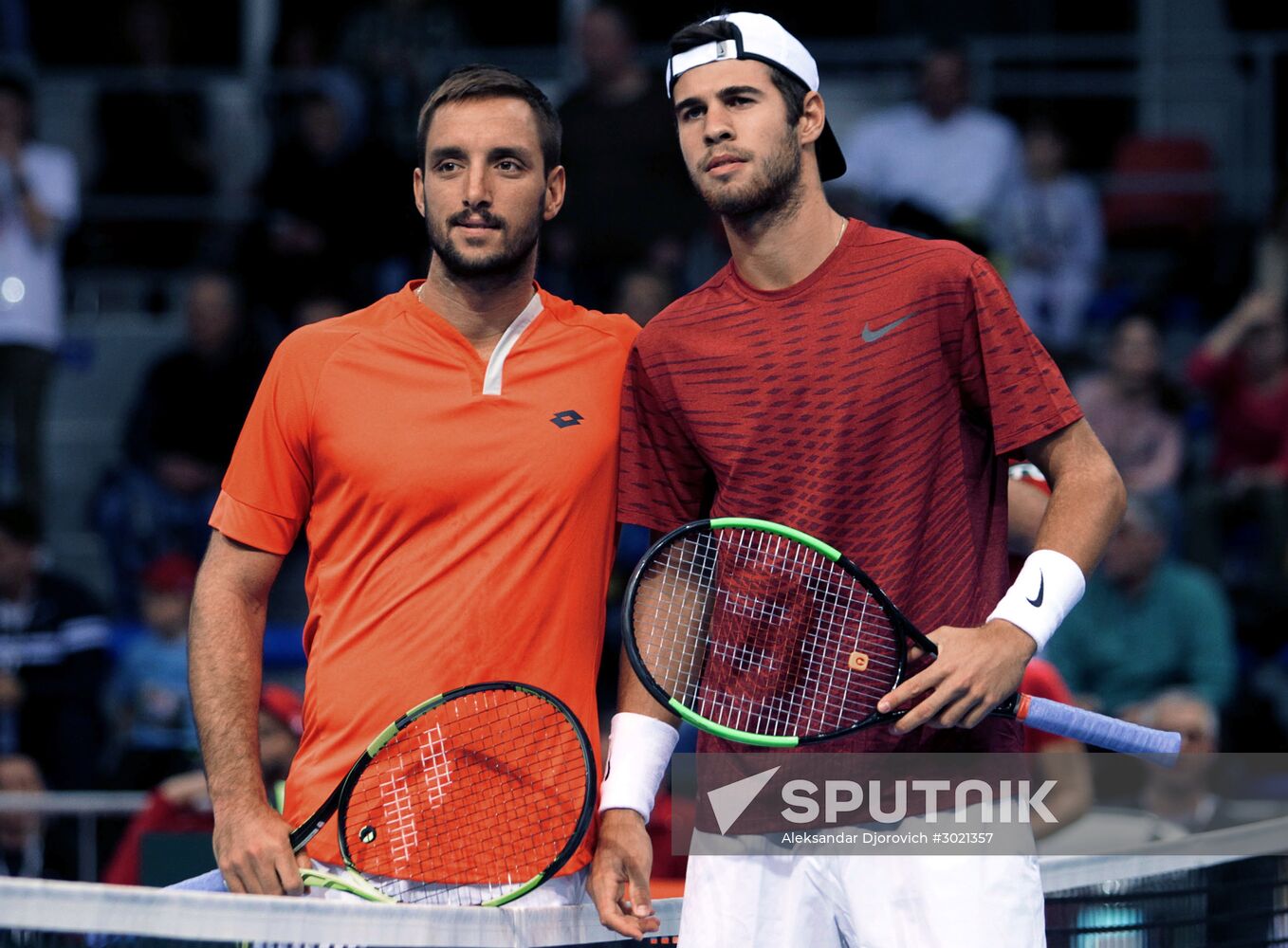 Tennis. Davis Cup. Serbia vs. Russia. Day One
