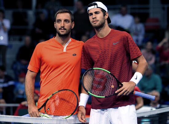 Tennis. Davis Cup. Serbia vs. Russia. Day One