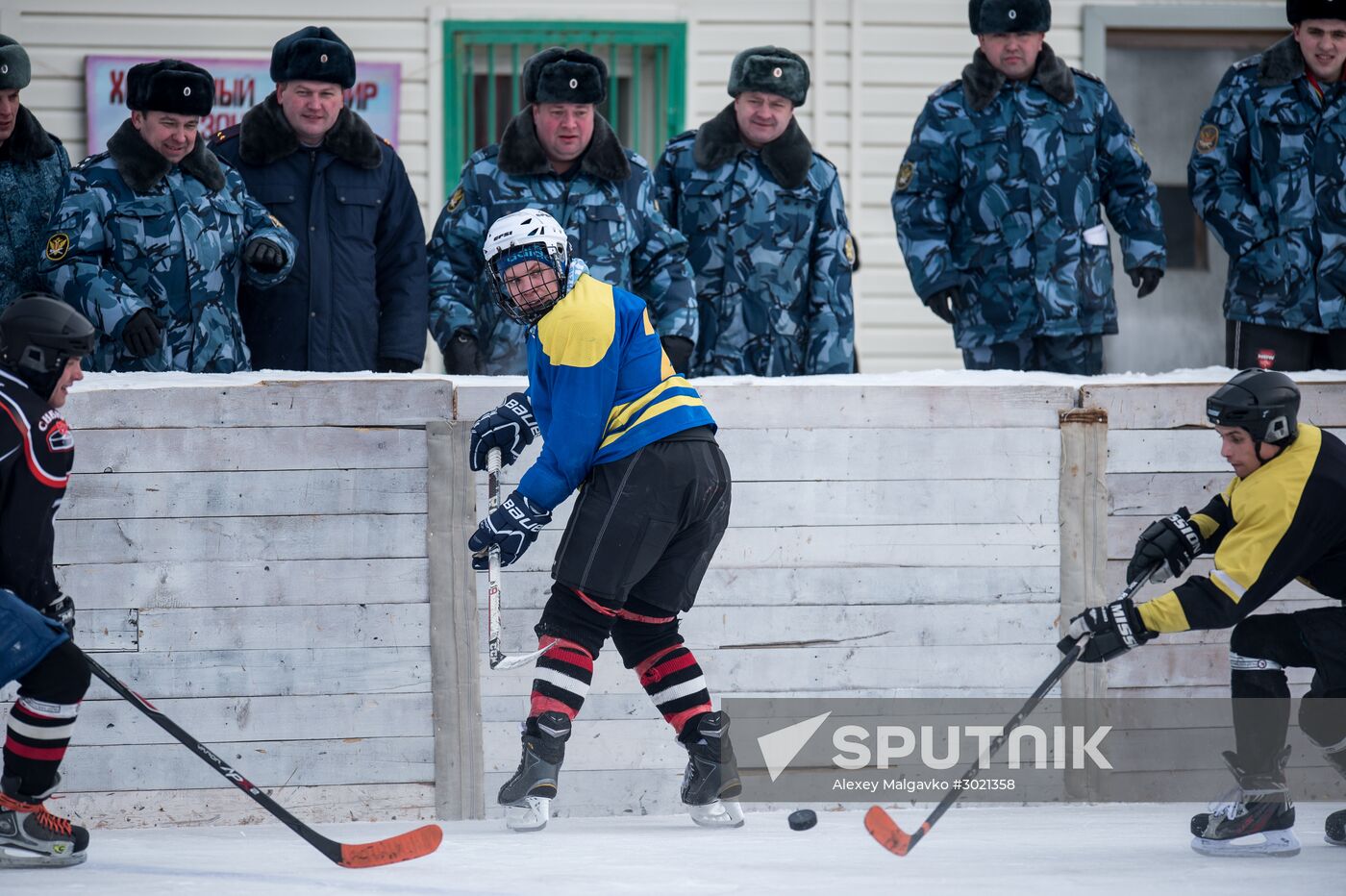 Ice hockey at penitentiary in Omsk