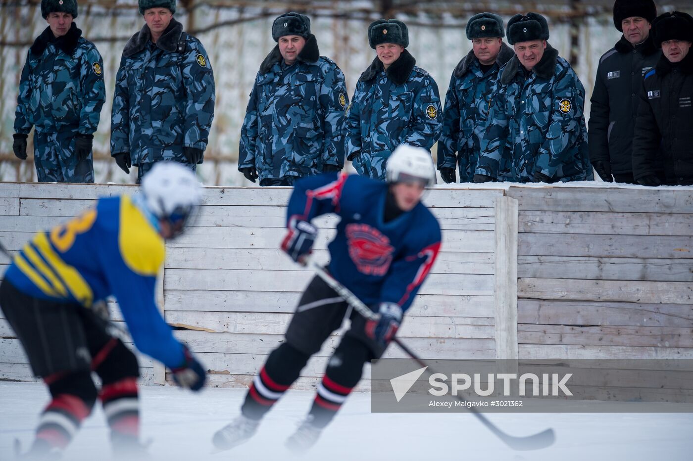 Ice hockey at penitentiary in Omsk