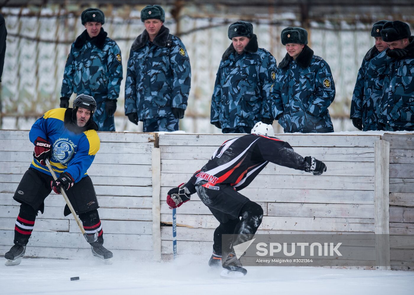 Ice hockey at penitentiary in Omsk