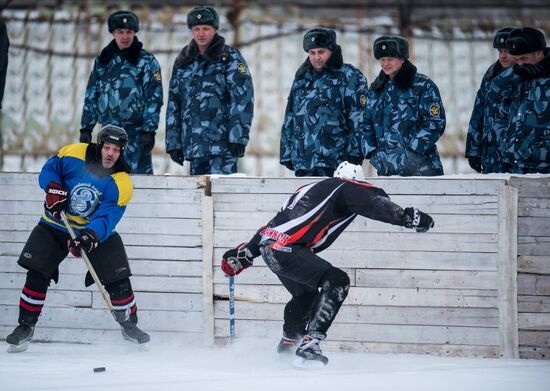 Ice hockey at penitentiary in Omsk