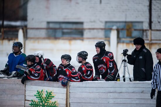 Ice hockey at penitentiary in Omsk