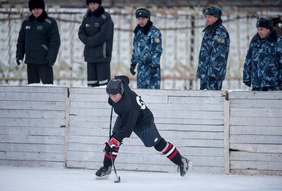 Ice hockey at penitentiary in Omsk