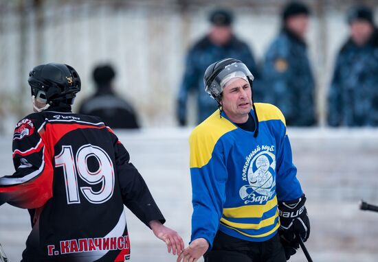 Ice hockey at penitentiary in Omsk