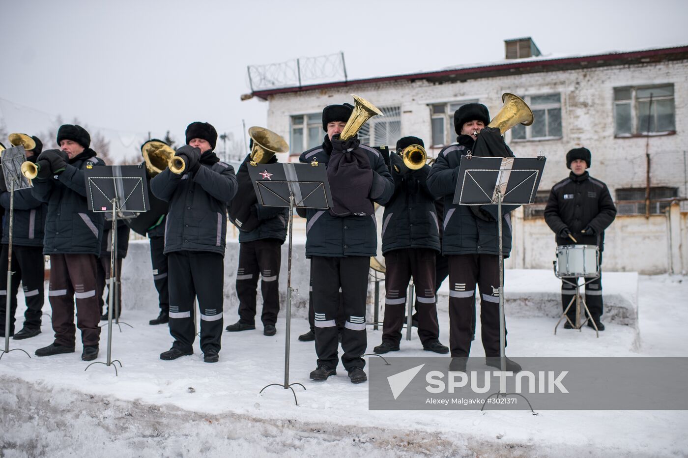 Ice hockey at penitentiary in Omsk