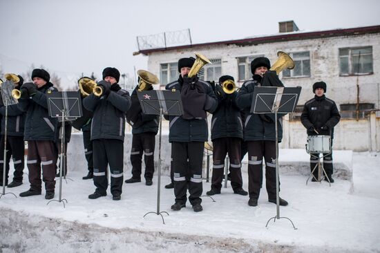 Ice hockey at penitentiary in Omsk