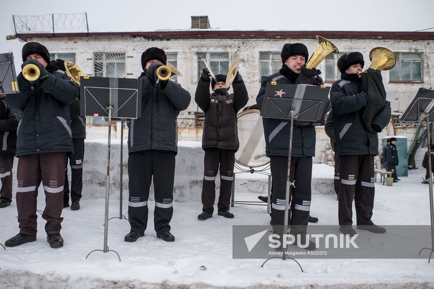 Ice hockey at penitentiary in Omsk