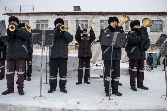 Ice hockey at penitentiary in Omsk