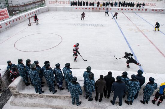Ice hockey at penitentiary in Omsk