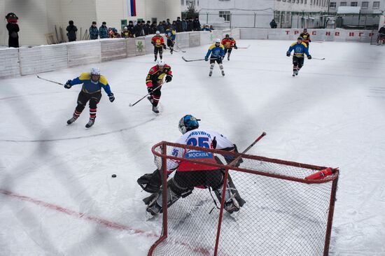 Ice hockey at penitentiary in Omsk