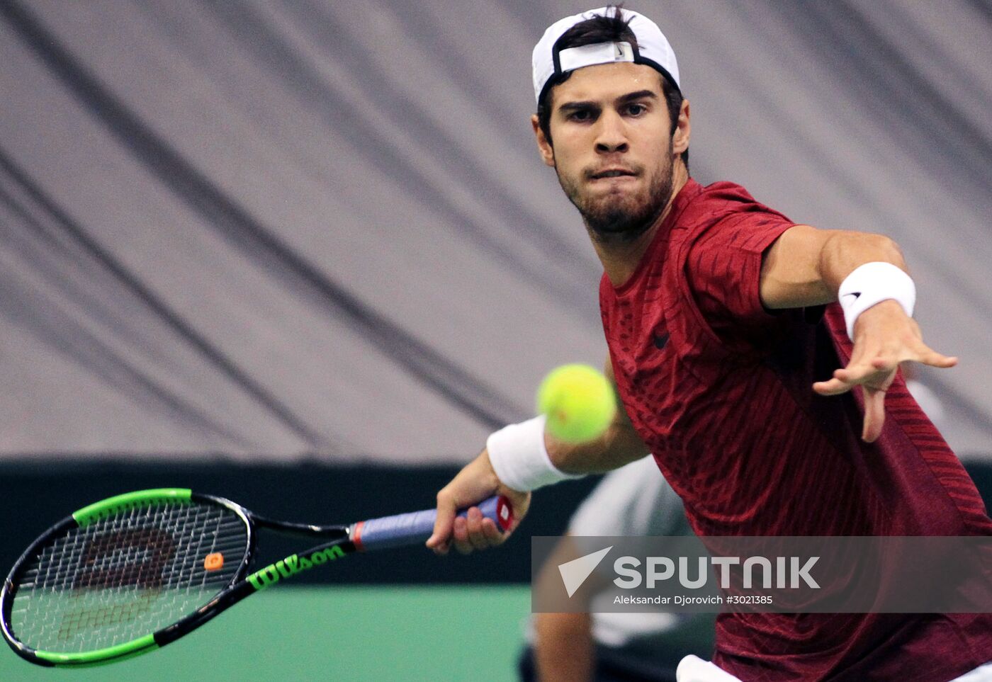 Tennis. Davis Cup. Serbia vs. Russia. Day One