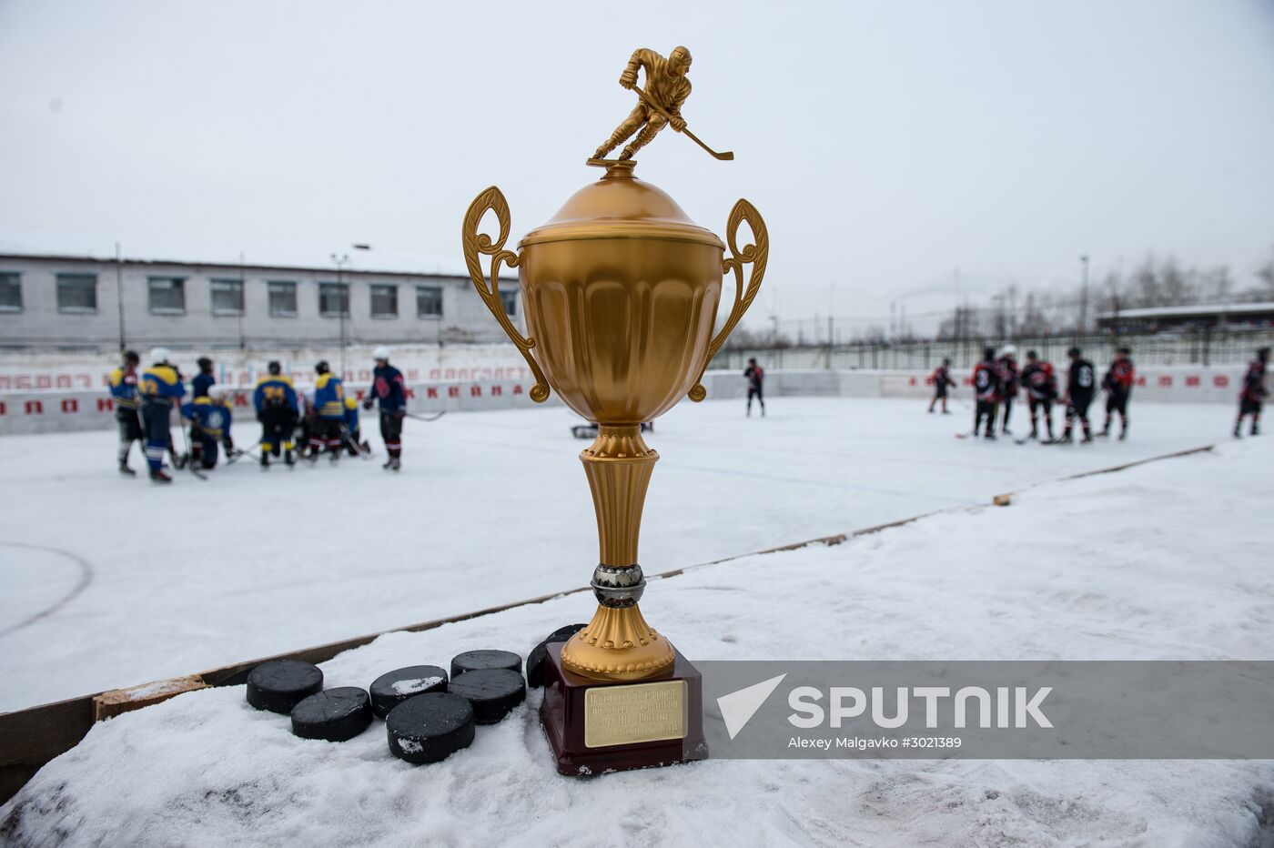 Ice hockey at penitentiary in Omsk