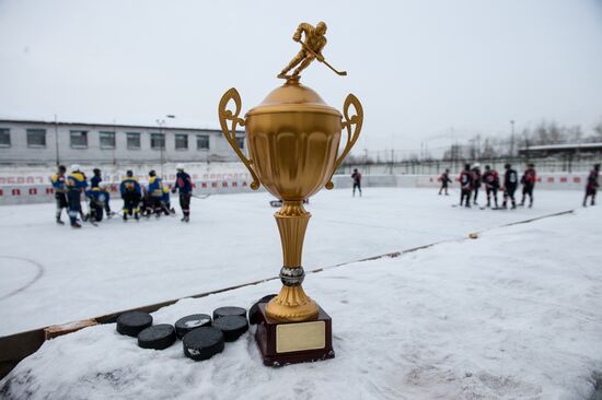 Ice hockey at penitentiary in Omsk