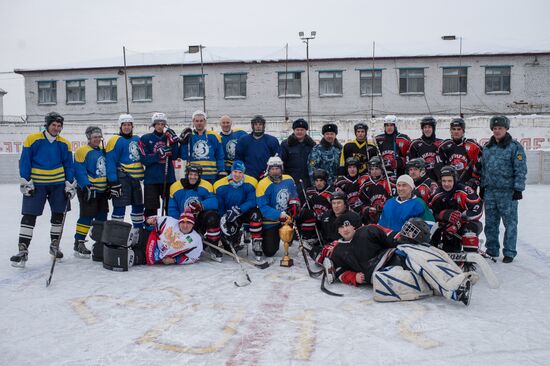 Ice hockey at penitentiary in Omsk