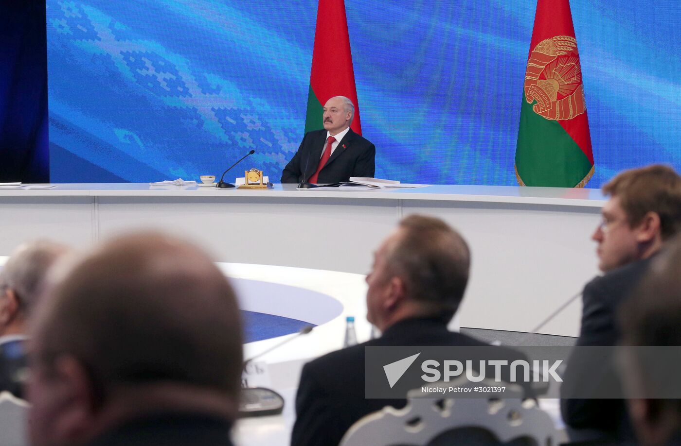 News conference by President of Belarus Alexander Lukashenko in Minsk