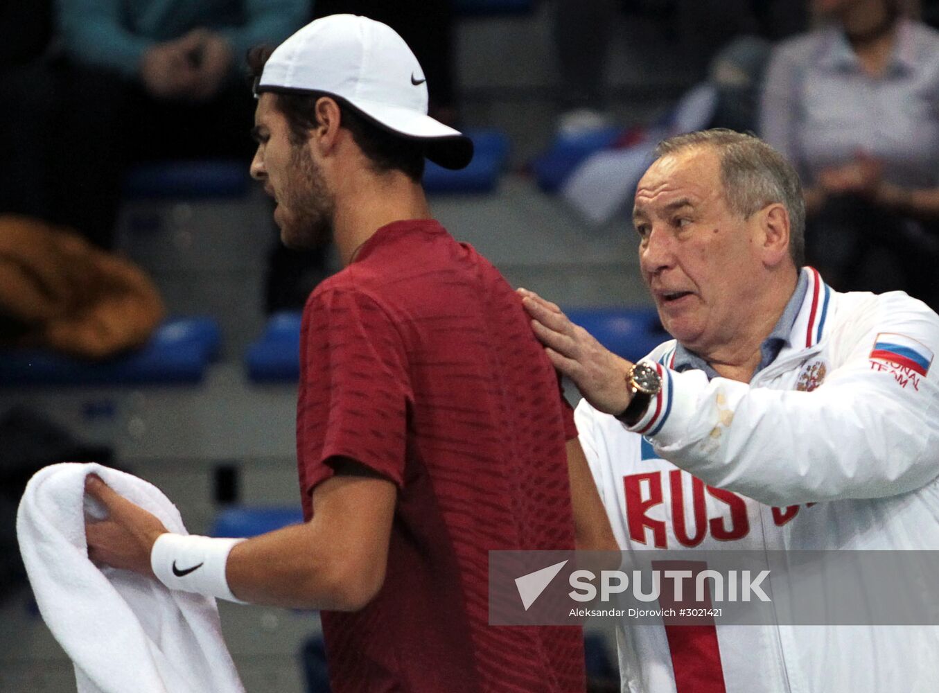 Tennis. Davis Cup. Serbia vs. Russia. Day One